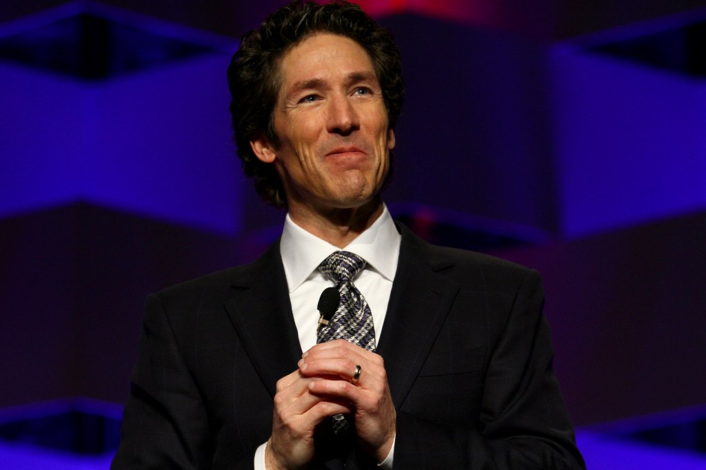 Joel Osteen, arguably the personification of the false American gospel. 